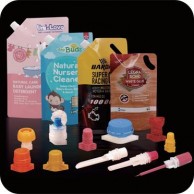 flexible packaging pouch spout cap