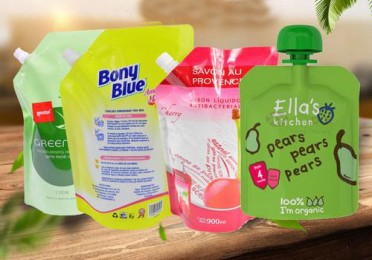 Flexible packaging Stand Up Spout Pouch With Nozzle Li Flexible packaging Stand Up Spout Pouch With Nozzle Li
